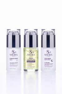 Shora Derm 3’lü Günlük Cilt Bakım Seti (30ml)