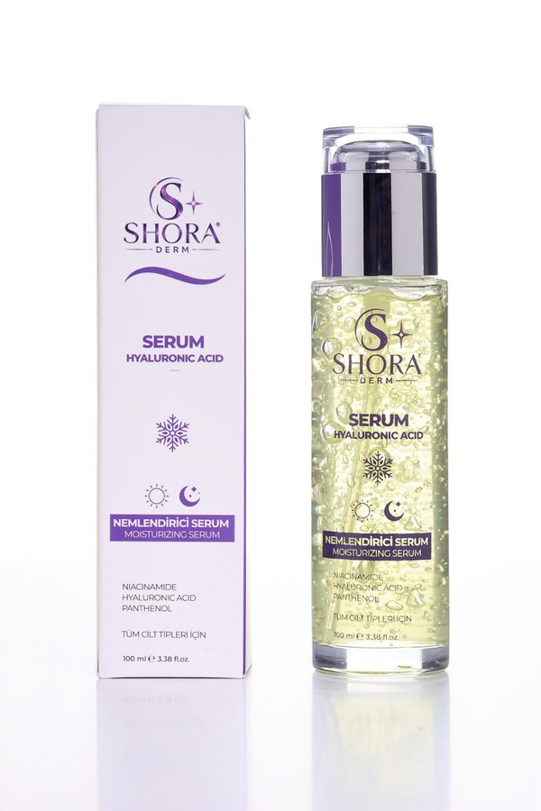Shora Derm Nemlendirici Serum — Hyaluronik Asit & Niacinamide