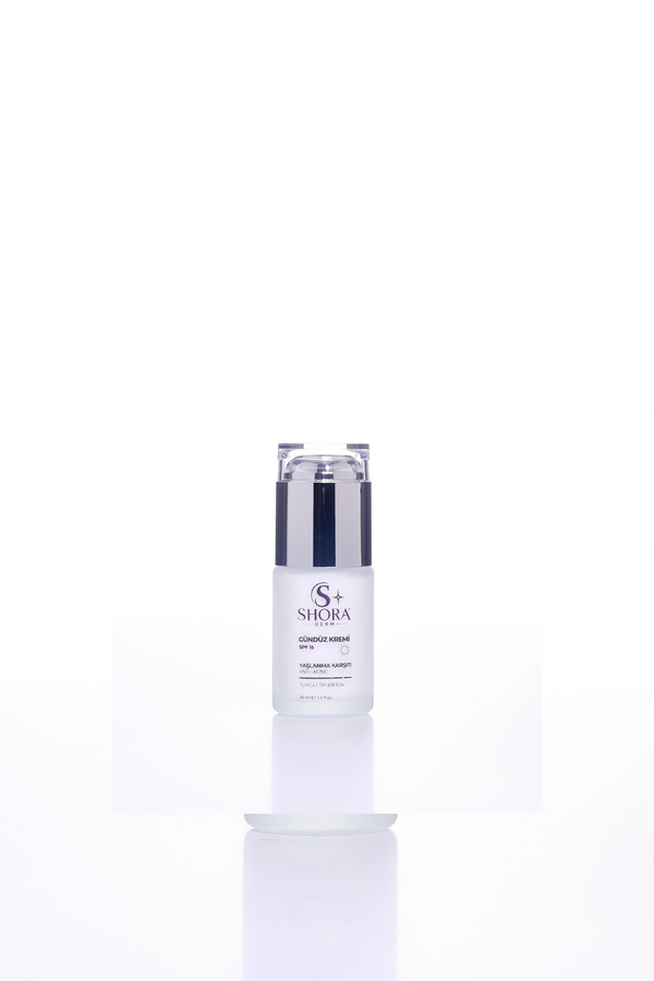 Shora Derm Shora SPF 15 Gündüz Kremi — Günlük Koruma & Nemlendirme (30ML)